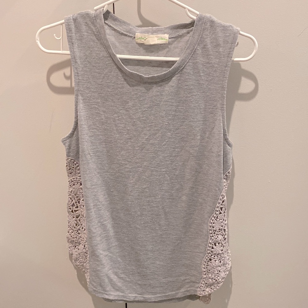 Altar’d State Lace-side Muscle Tee